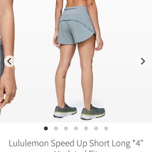 lululemon athletica Women's Speed Up Shorts - Light Gray